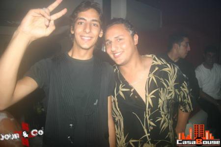 moi et salim mousse party @ le carré