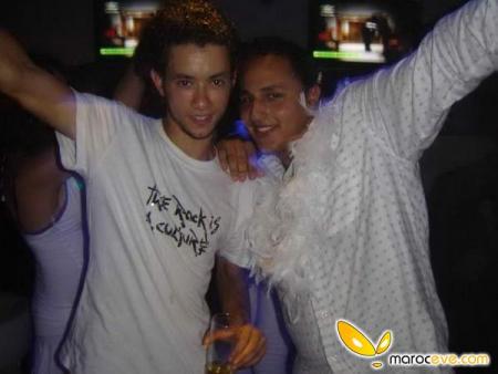 moi et alami(soirée white) a c@ndy b@r
